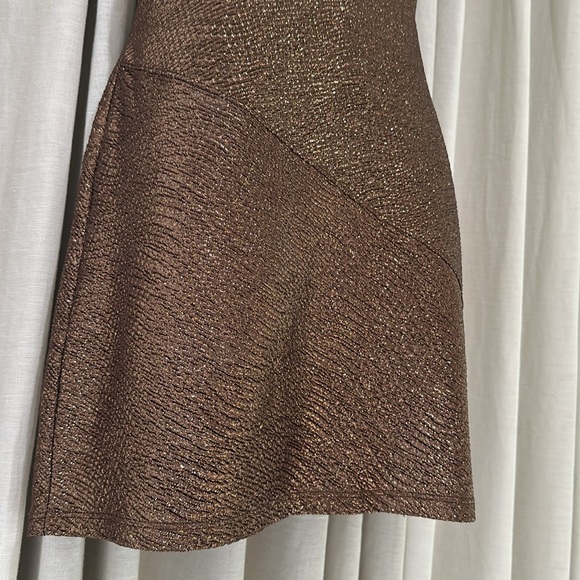 FREE PEOPLE Gold Dress - Picture 2 of 3